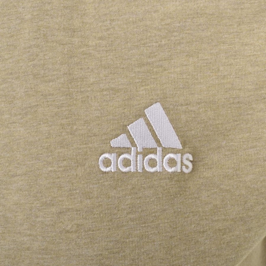 Adidas Seasonal Essentials Melange T Shirt Beige XXL